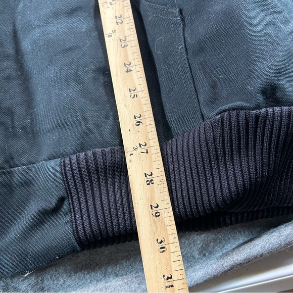 Vintage Carhartt Jacket Mens XL Navy Blue Hooded Active Workwear Outdoor Canvas - Picture 5 of 7